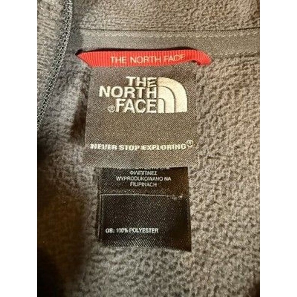 The North Face Men's XL 1/4 Zip Fleece Pullover Gray TKA 100 Outdoor - Picture 5 of 10